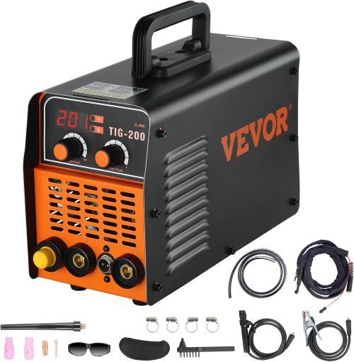VEVOR Soldadora TIG MMA ARC 2 en 1 TIG-200C 200 A Inversor Portátil