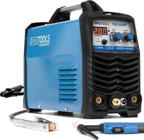  IPOTOOLS TIG-200R WIG - Máquina de soldar DC - TIG WIG 200