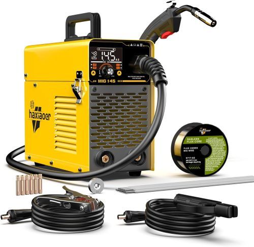 145A Soldador de Hilo Continuo Sin Gas 3 en 1 Máquina de Soldar MIG con ARC-Flux MIG-Lift TIG